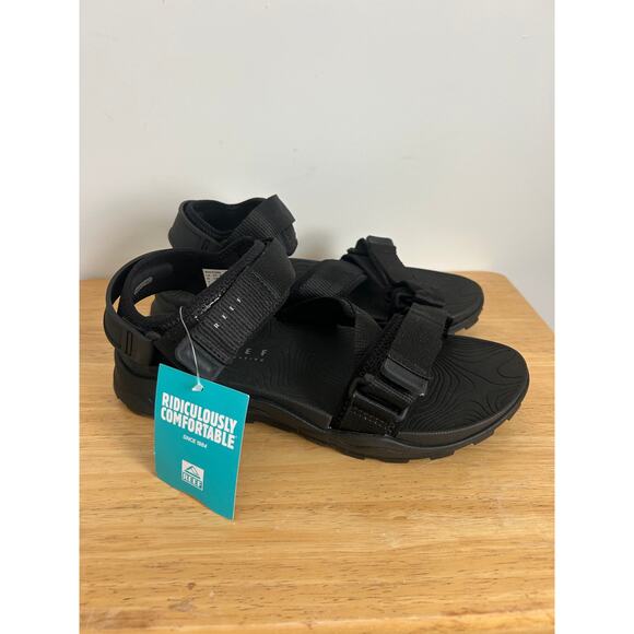 Reef Cross-Shore Sandals, Mens Size 13 NWT Black main image 5